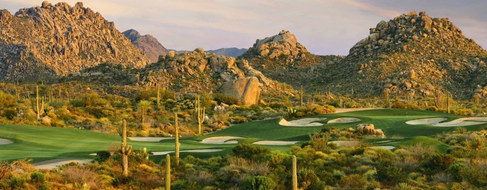 A course at Troon North Golf Club